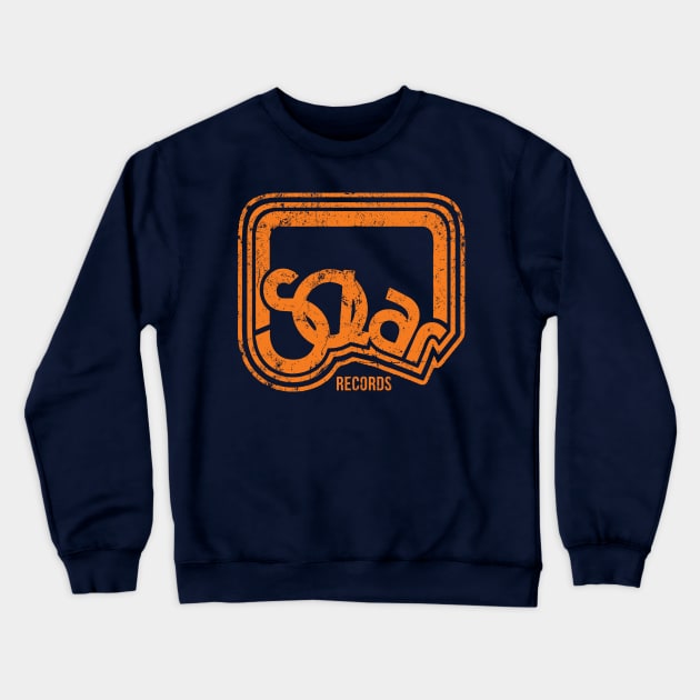 Solar Records Crewneck Sweatshirt by MindsparkCreative